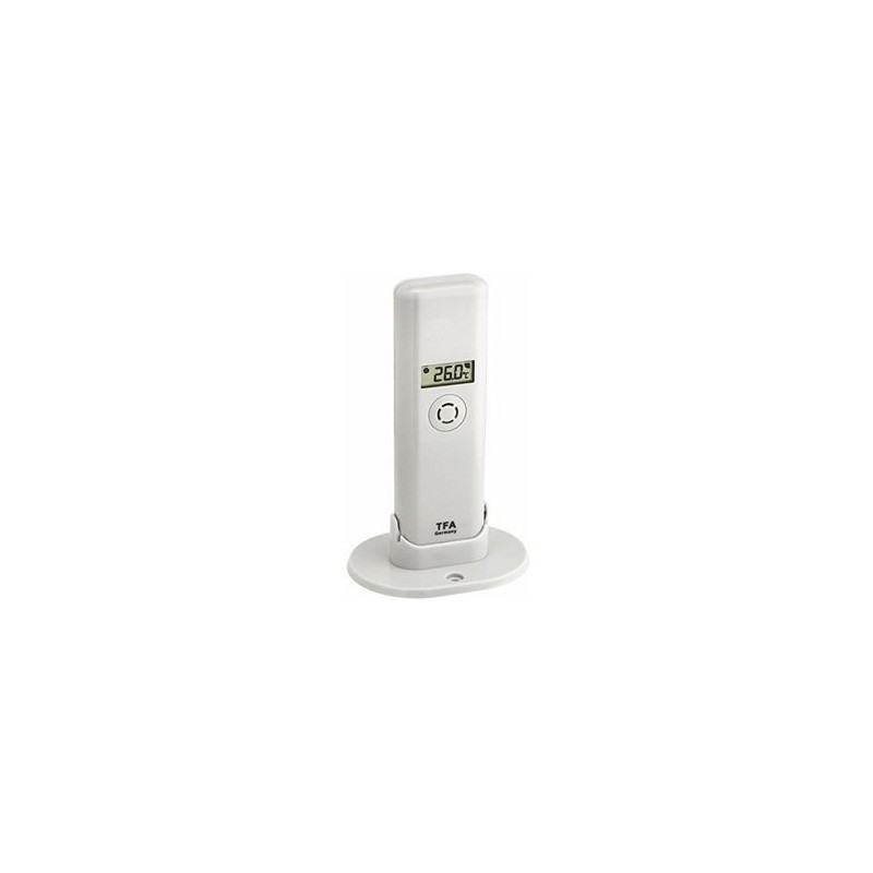 TFA WeatherHub Temperatur- og fugtighedsssensor Hvid TFA WeatherHub Temperatur- og fugtighedsssensor Hvid